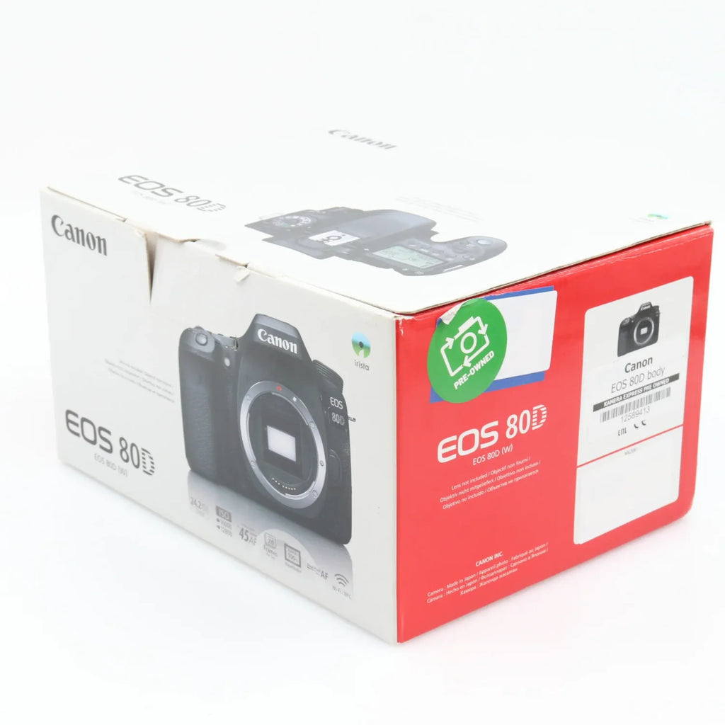 Canon EOS 80D cuerpo segunda mano