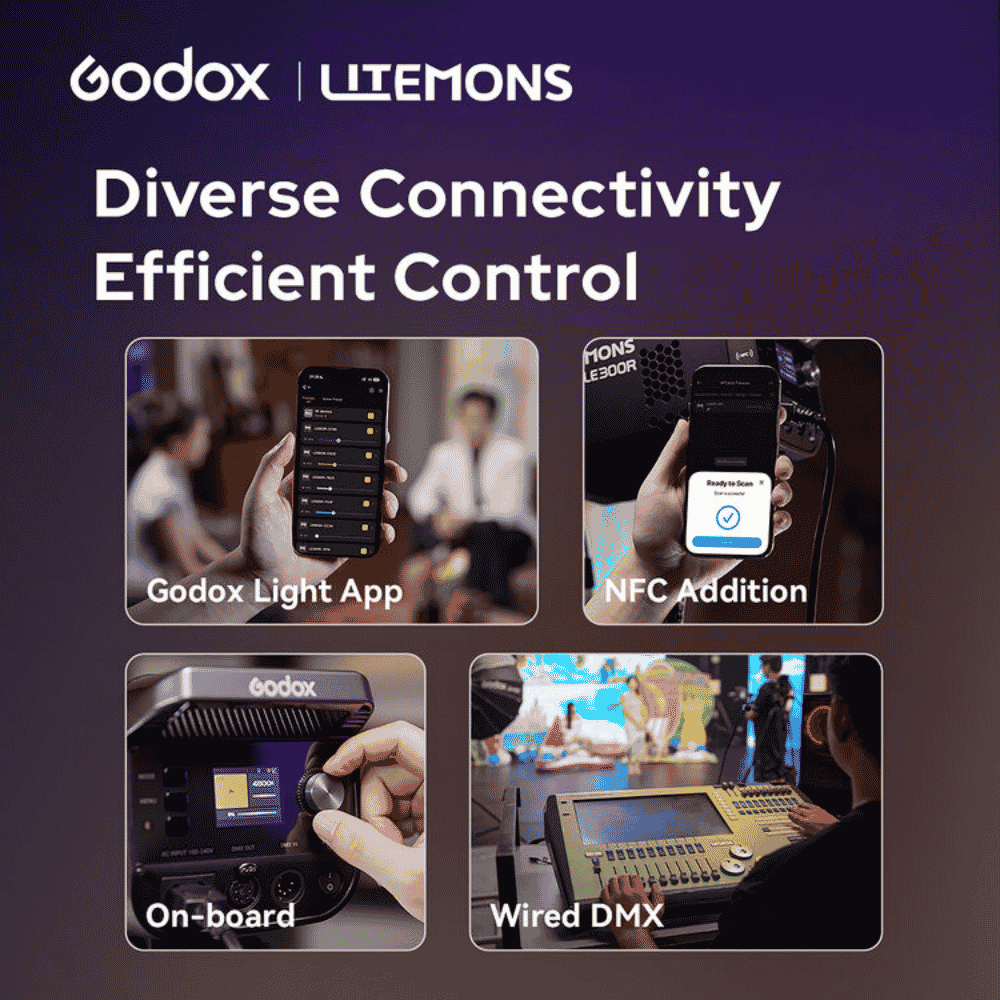 Godox Litemons LE300R Full-color LED Light - Black