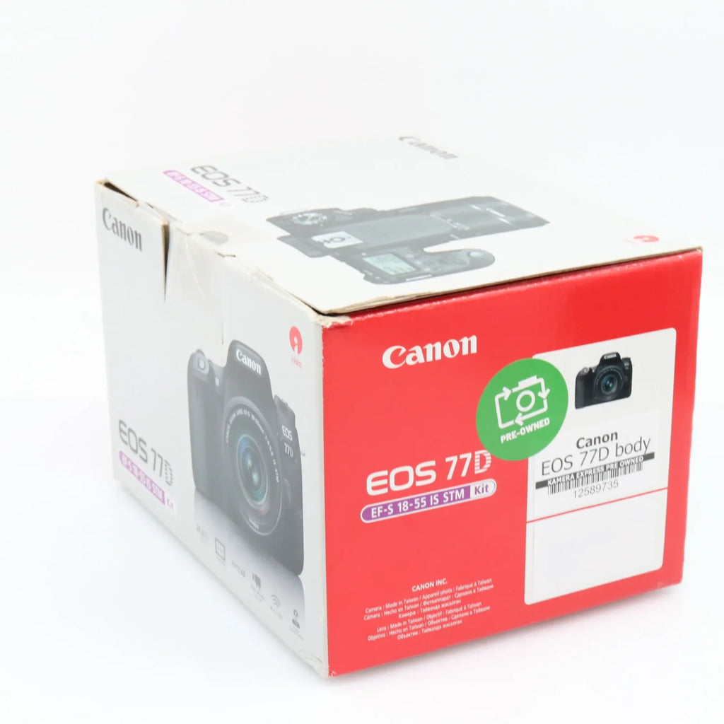 Canon EOS 77D body tweedehands