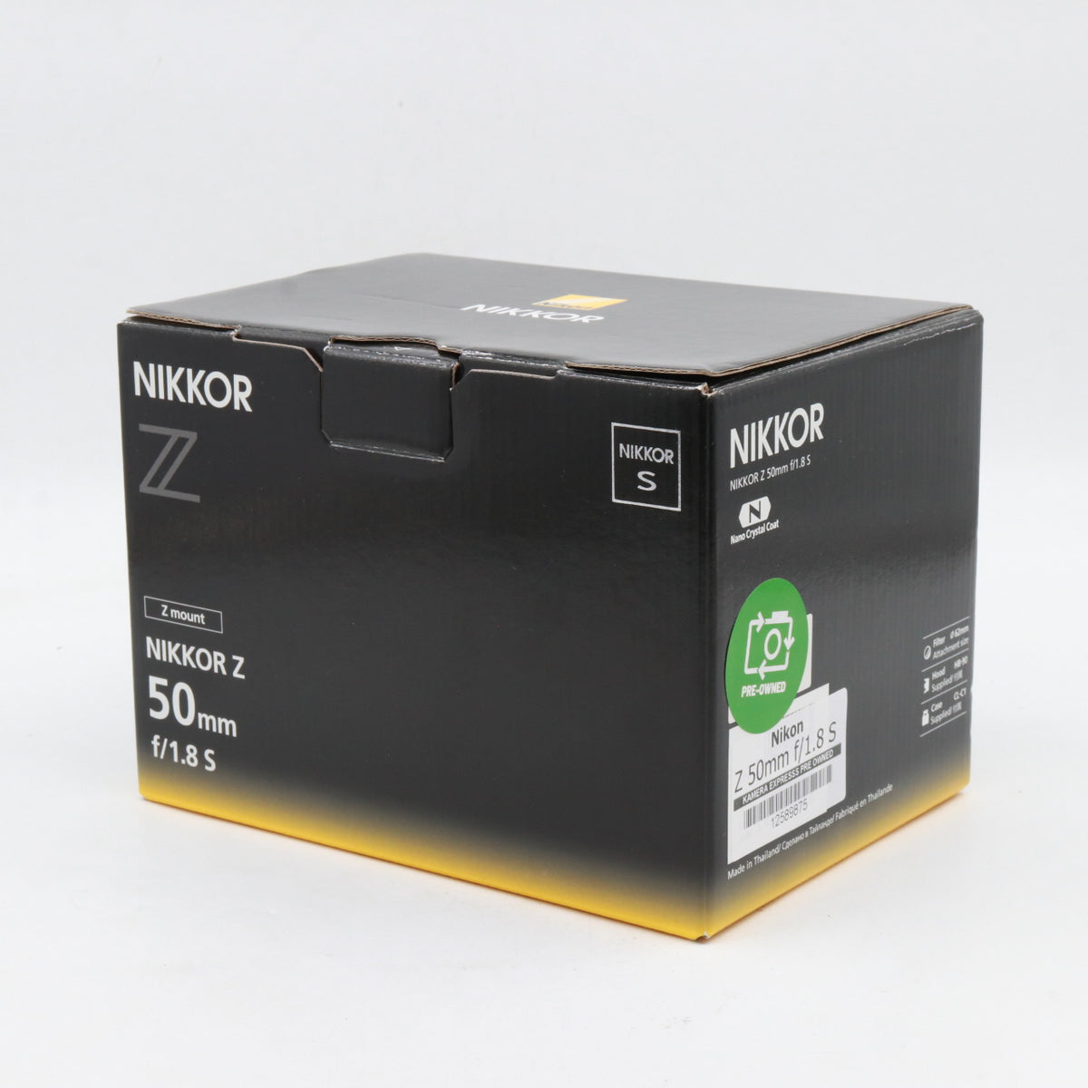 Nikon Z 50mm f/1.8 S occasion