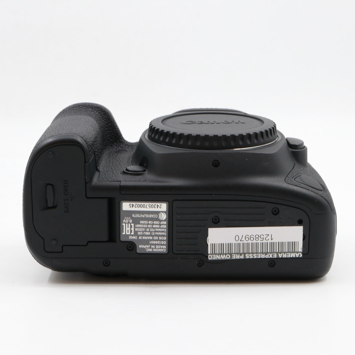 Canon EOS 5D mark IV body used