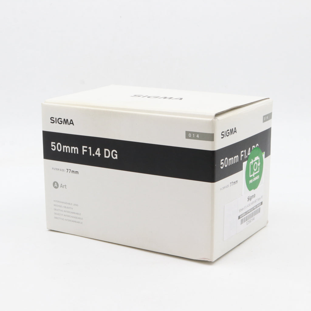 Sigma 50mm F/1.4 DG HSM ART Sony FE occasion