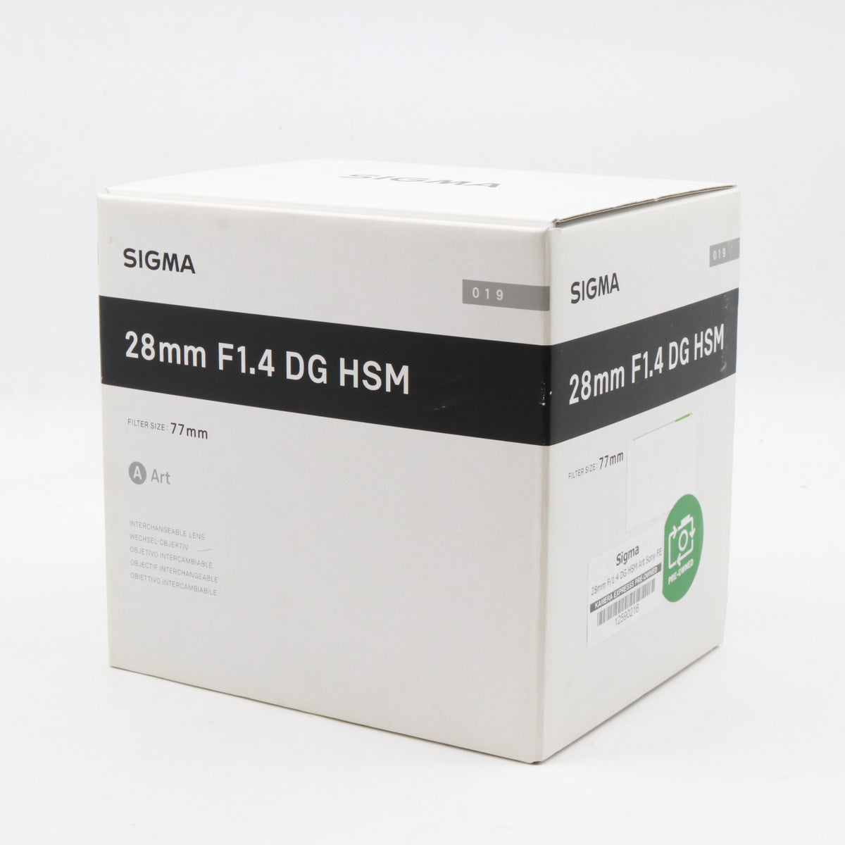 Sigma 28mm F/1.4 DG HSM Art Sony FE occasion