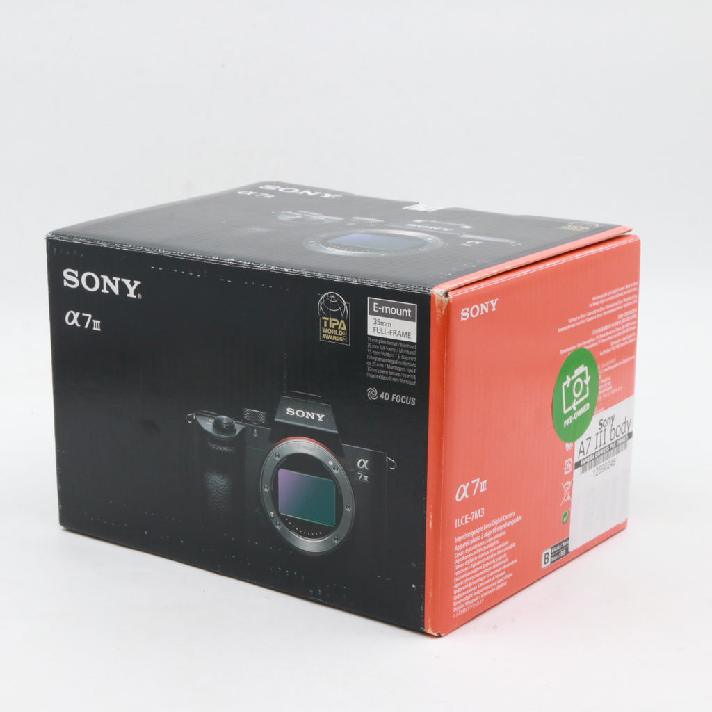 Sony A7 III boîtier occasion
