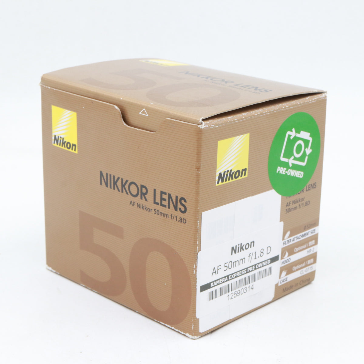 Nikon AF 50mm f/1.8 D tweedehands