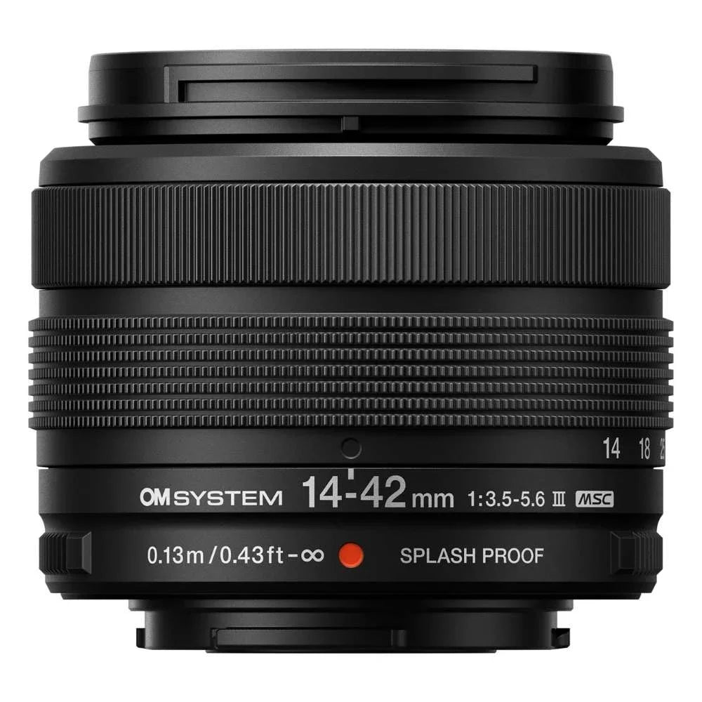 OM SYSTEM PEN zilver + 14-42mm III
