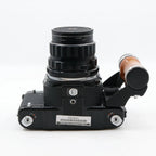 Pentax 6x7 body + SMC Takumar 105mm f/2.4 + handle tweedehands