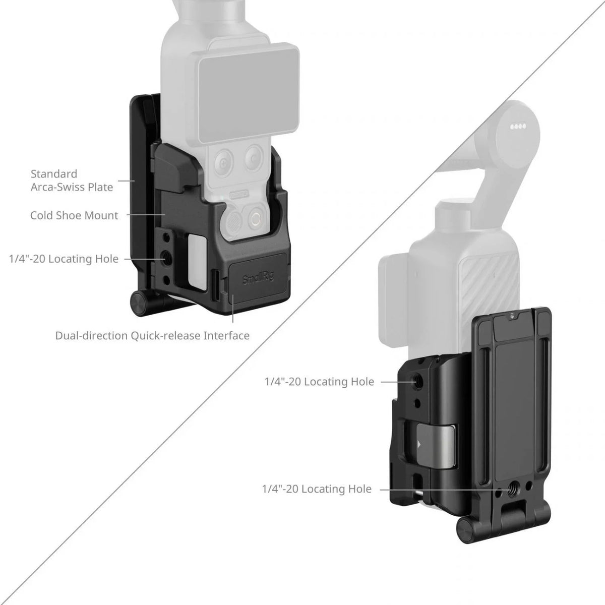 SmallRig 6872 Kit Cage pour DJI Osmo Pocket 4 / 3