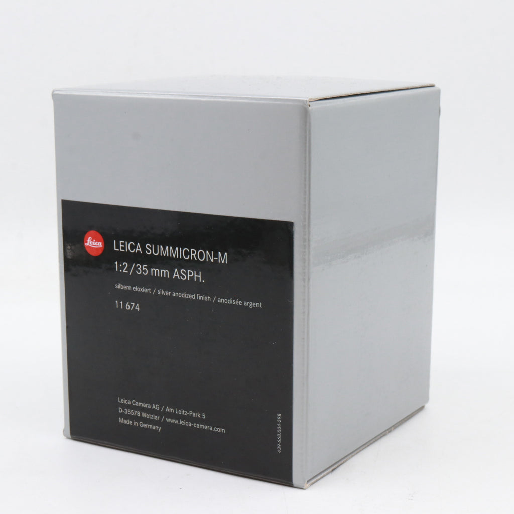 Leica 11674 Summicron-M 35mm f/2 ASPH. zilver tweedehands