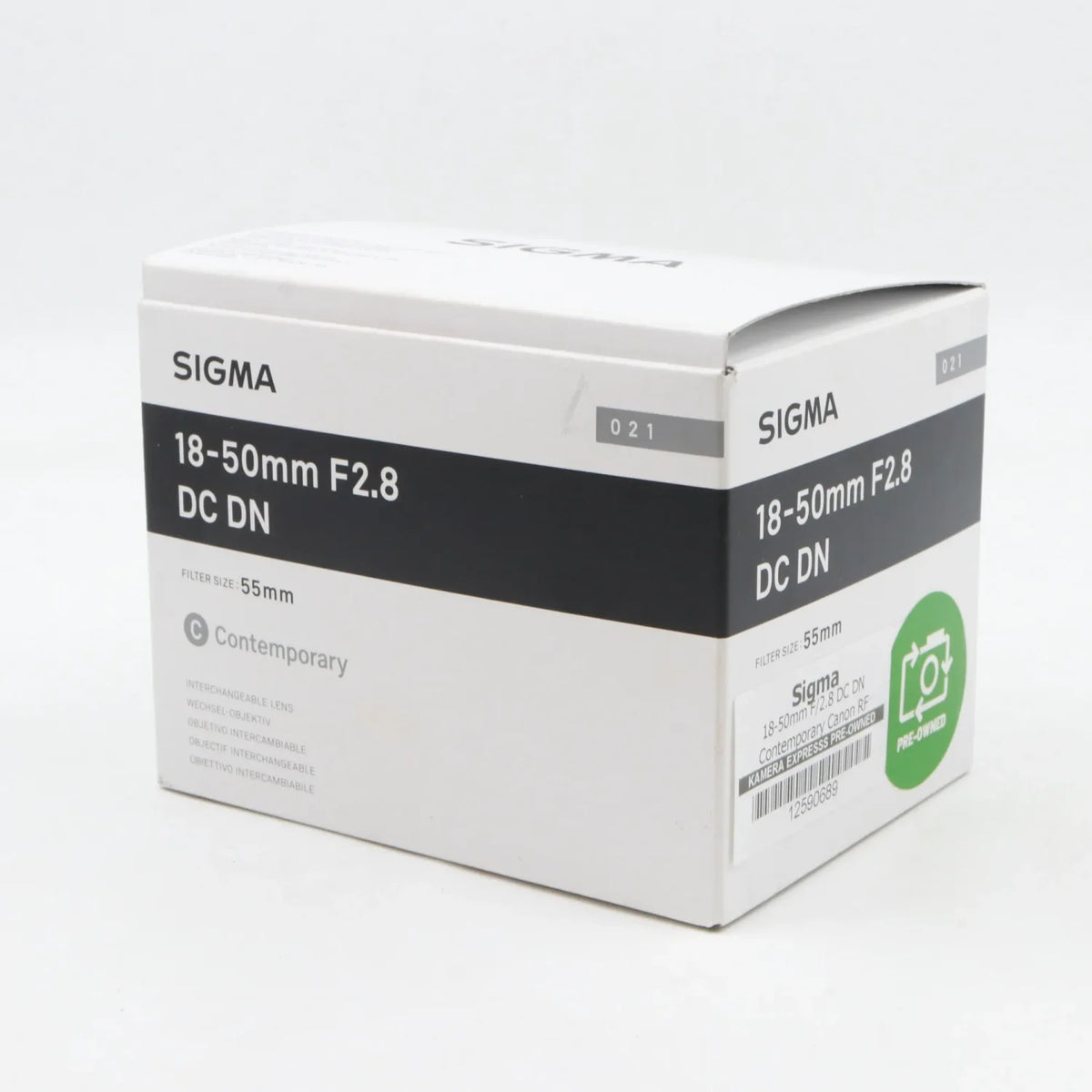 Sigma 18-50mm F/2.8 DC DN Contemporary Canon RF occasion