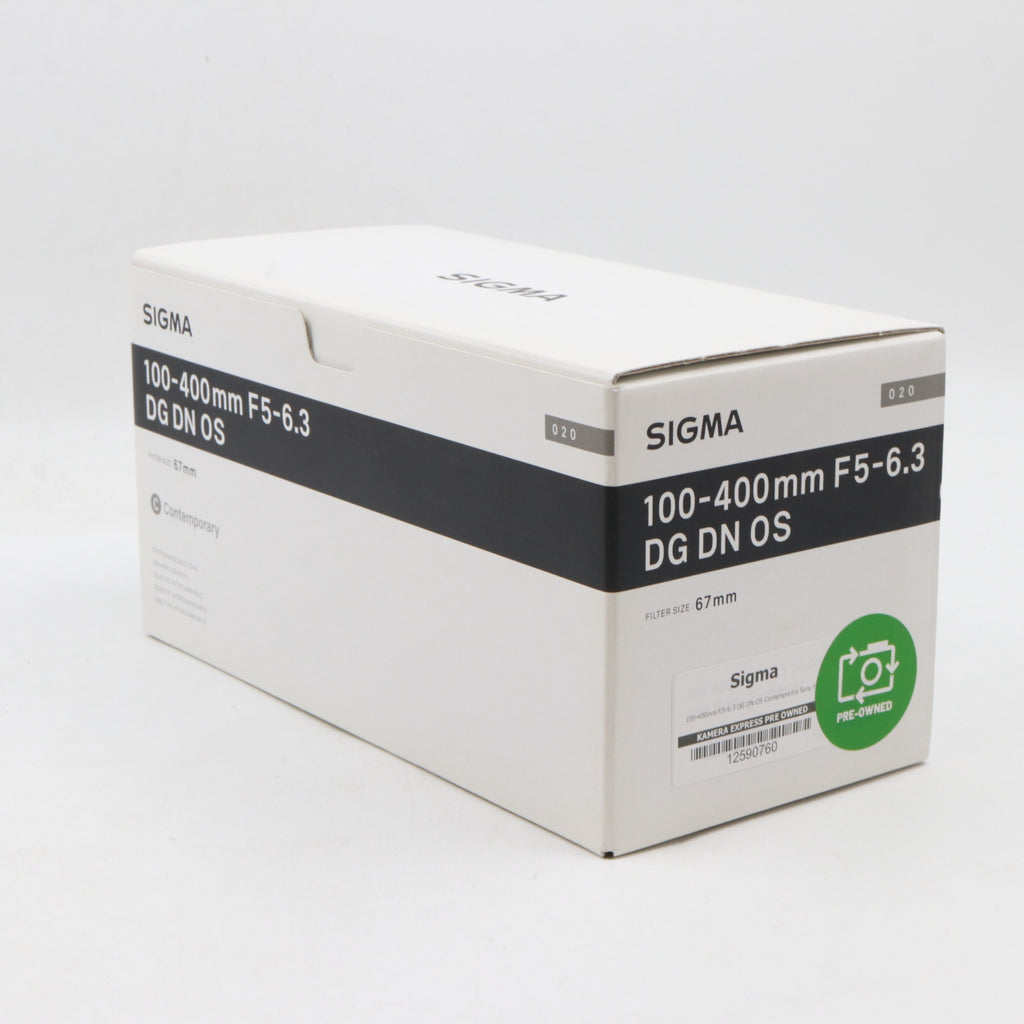 Sigma 100-400mm f/5-6.3 DG DN OS Contemporary Sony FE occasion