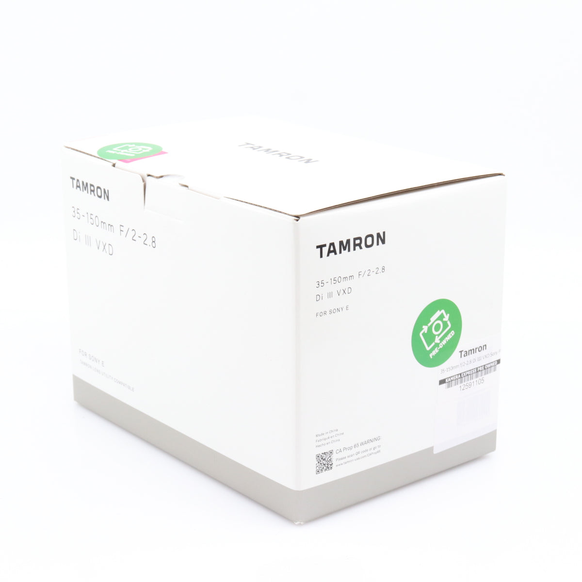 Tamron 35-150mm f/2-2.8 Di III VXD Sony FE occasion