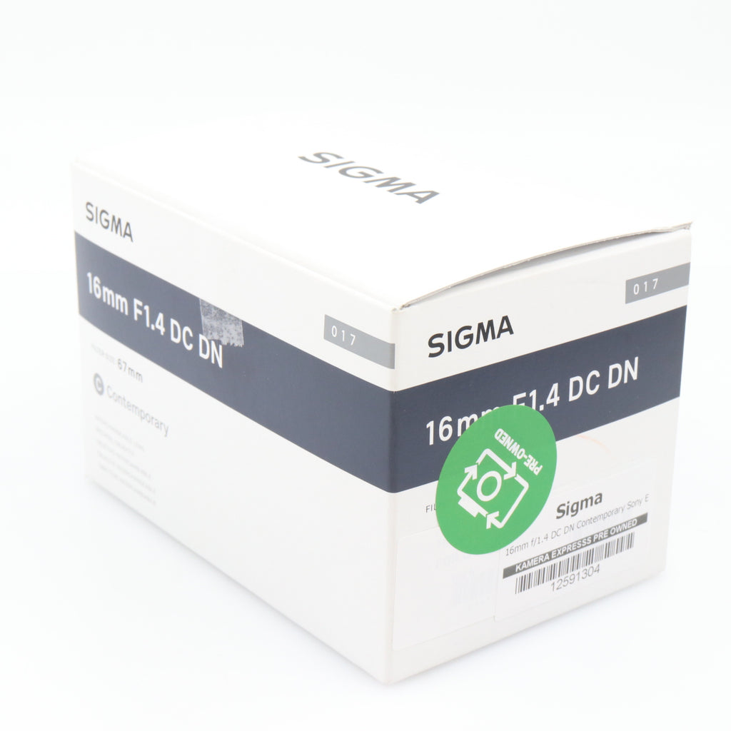 Sigma 16mm f/1.4 DC DN Contemporary Sony E occasion