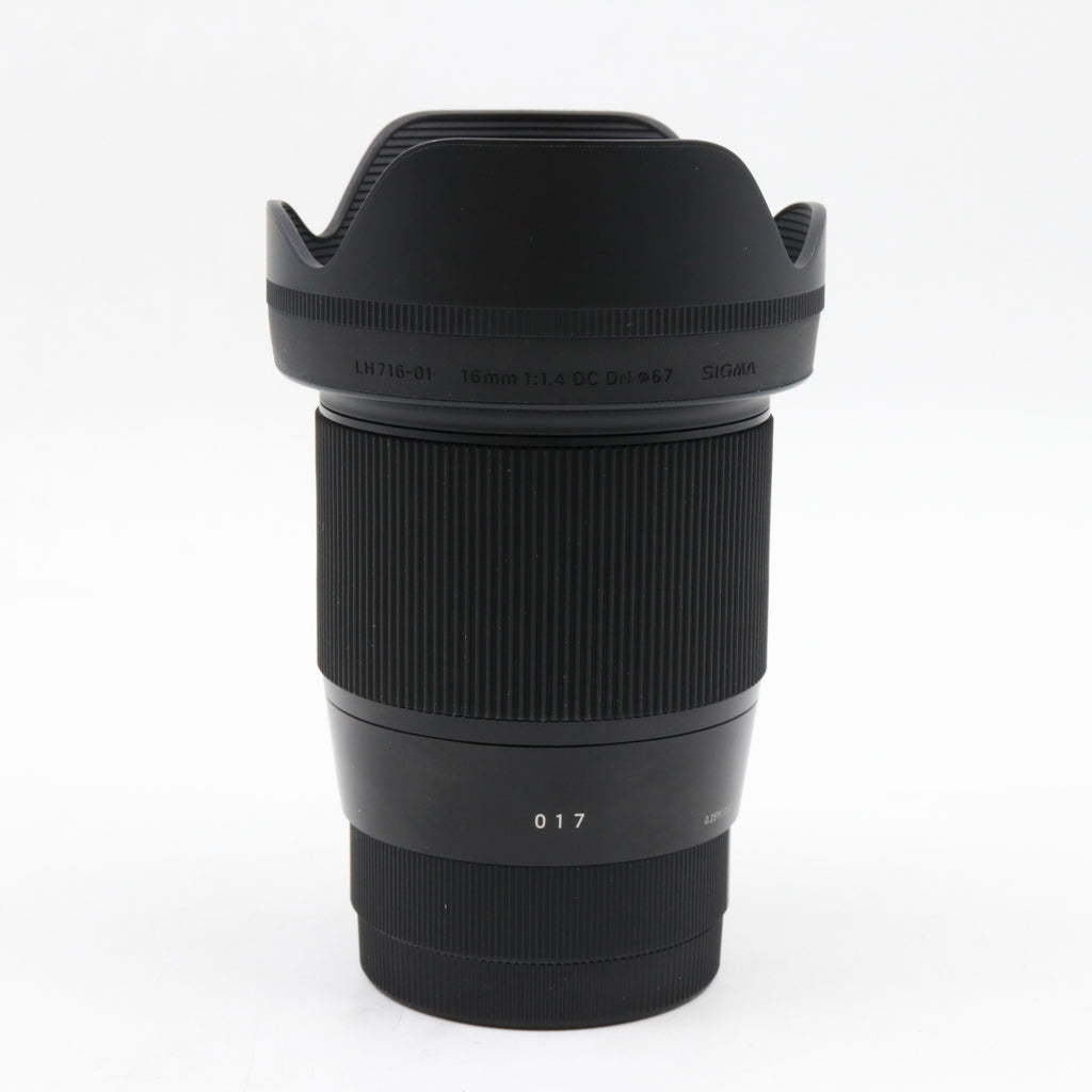 Sigma 16mm f/1.4 DC DN Contemporary Sony E tweedehands