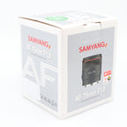 Samyang 75mm F/1.8 AF Sony FE occasion