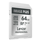 Lexar Image Plus 64GB SDXC UHS-I V30 -  R255/W135 MB/s