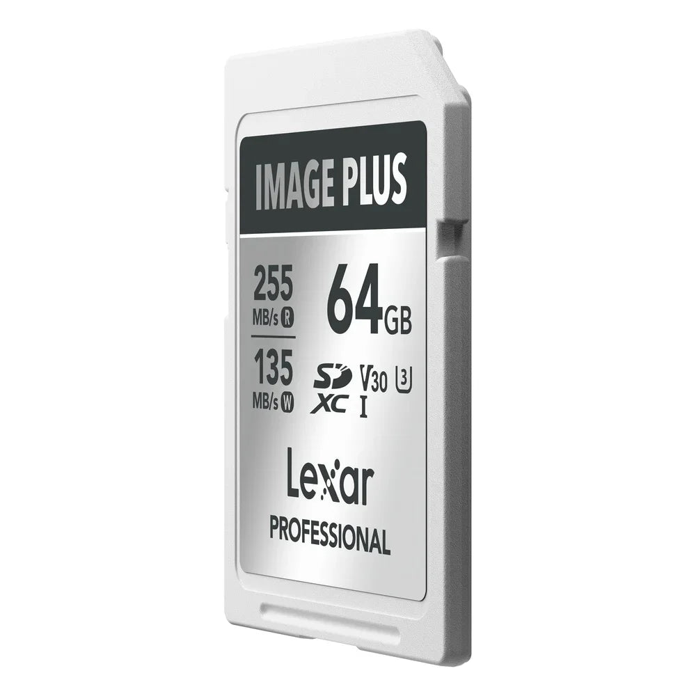 Lexar Image Plus 64GB SDXC UHS-I V30 -  R255/W135 MB/s