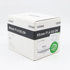 Sigma 85mm f/1.4 DG DN ART L-mount used