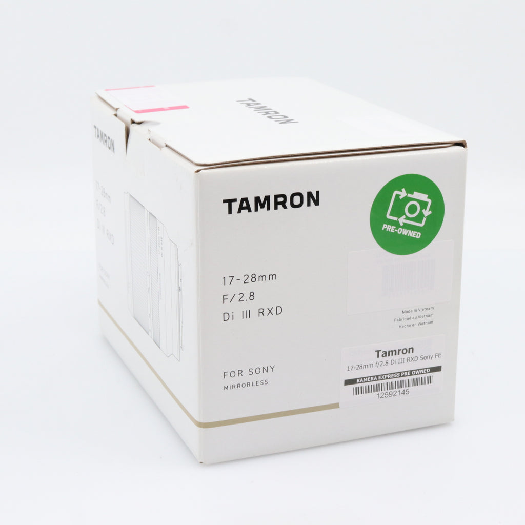 Tamron 17-28mm f/2.8 Di III RXD Sony FE occasion
