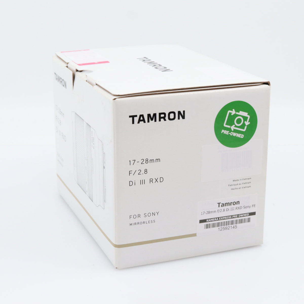 Tamron 17-28mm f/2.8 Di III RXD Sony FE occasion
