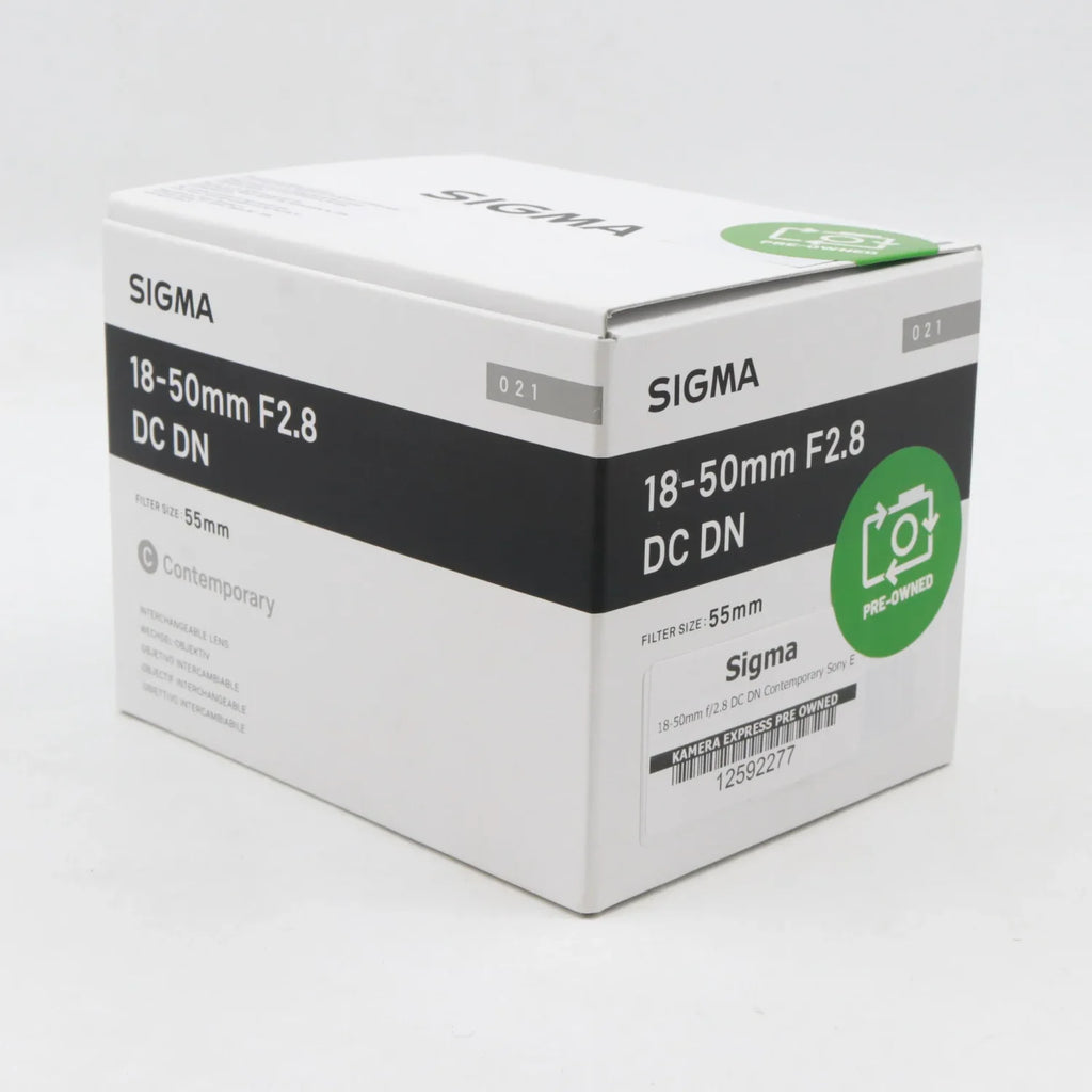 Sigma 18-50mm f/2.8 DC DN Contemporary Sony E tweedehands