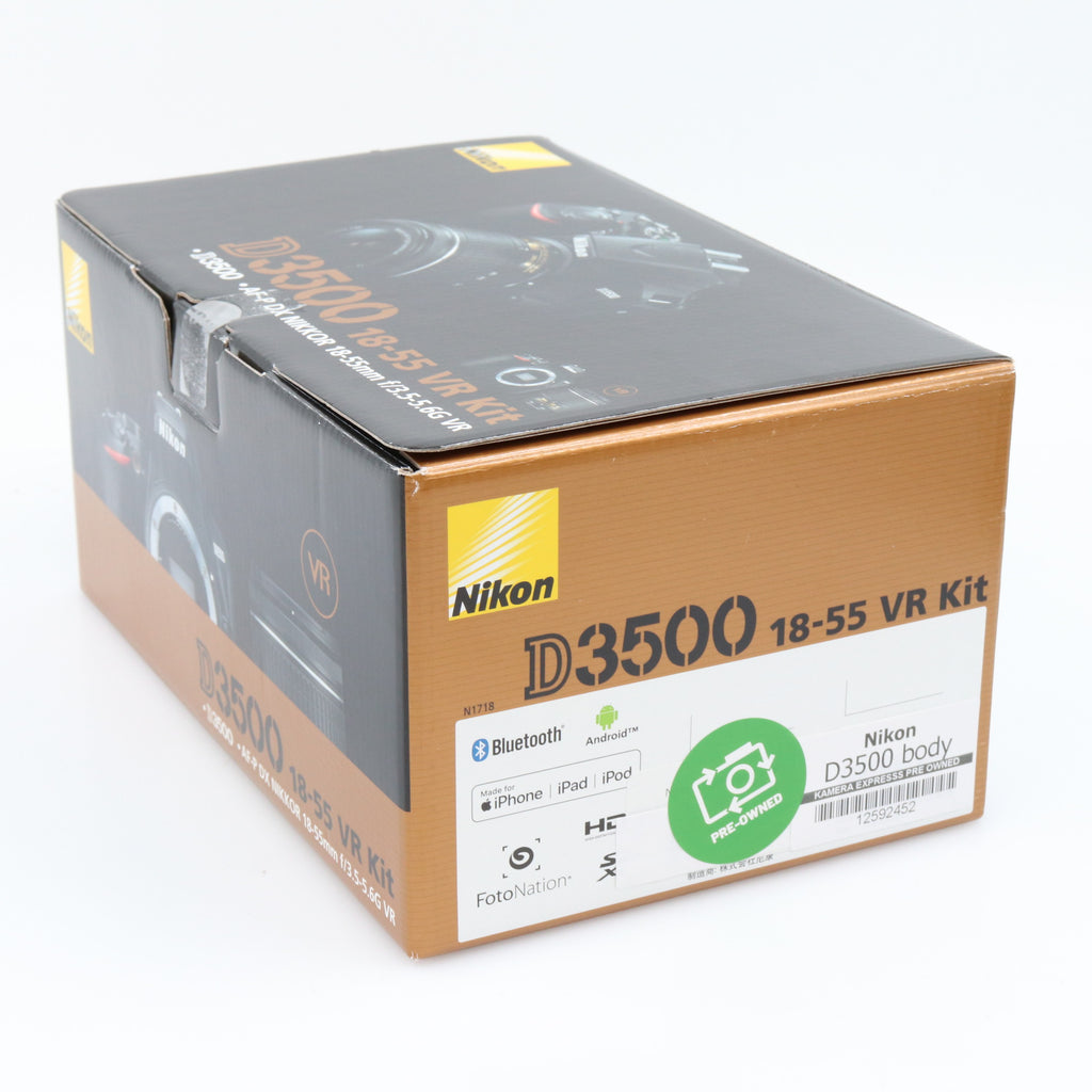 Nikon D3500 boîtier occasion