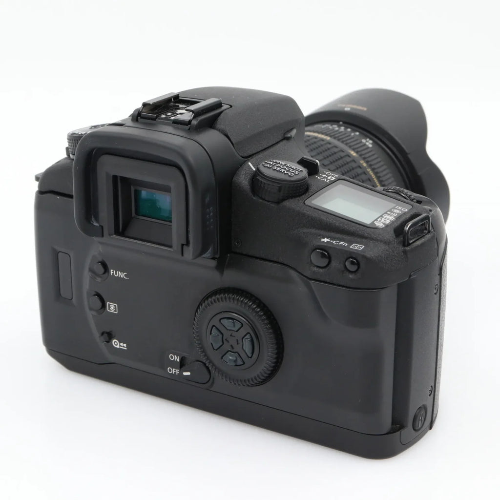Canon EOS Elan 7NE + BP-300 + Tamron AF 28-200mm f/3.8-5.6 XR Di tweedehands