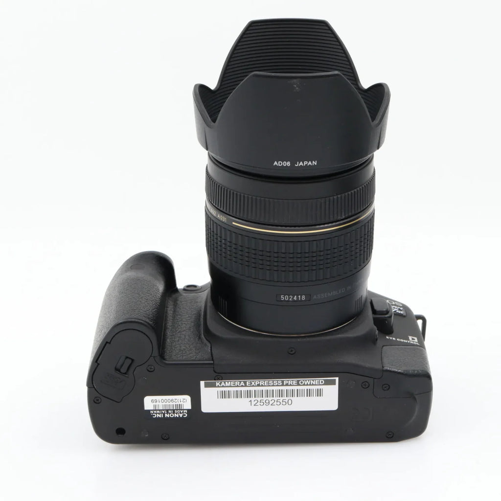 Canon EOS Elan 7NE + BP-300 + Tamron AF 28-200mm f/3.8-5.6 XR Di tweedehands