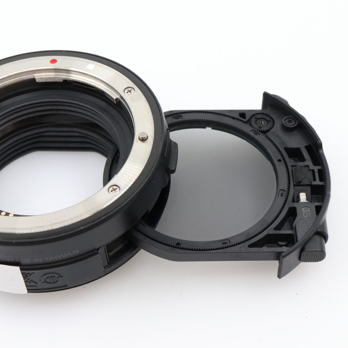 Canon EF - EOS R Bajonettadapter mit Drop-in-Zirkularpolfilter A gebraucht