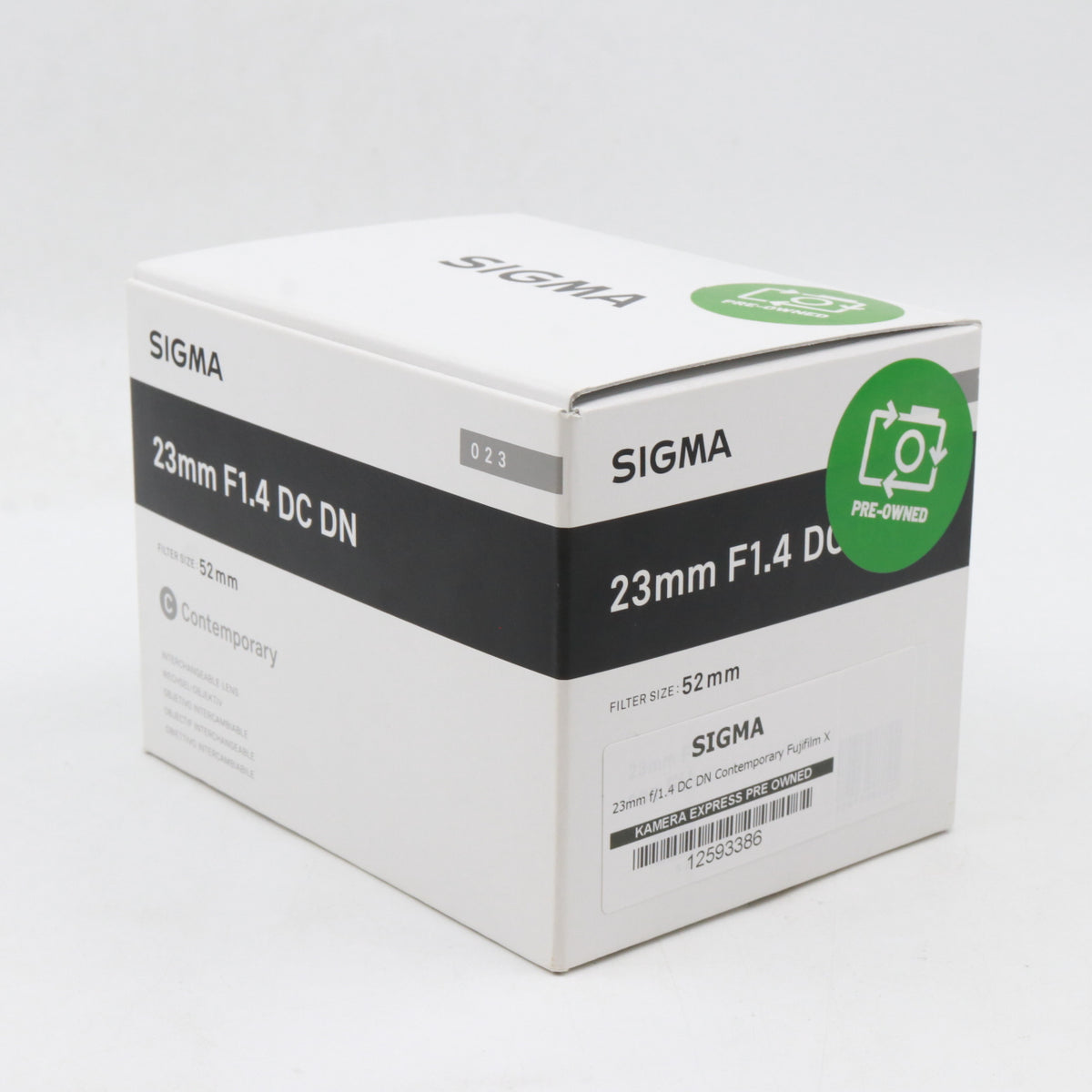 Sigma 23mm f/1.4 DC DN Contemporary Fujifilm X occasion