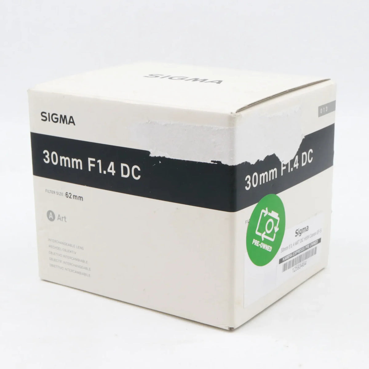 Sigma 30mm f/1.4 ART DC HSM Canon EF-S used