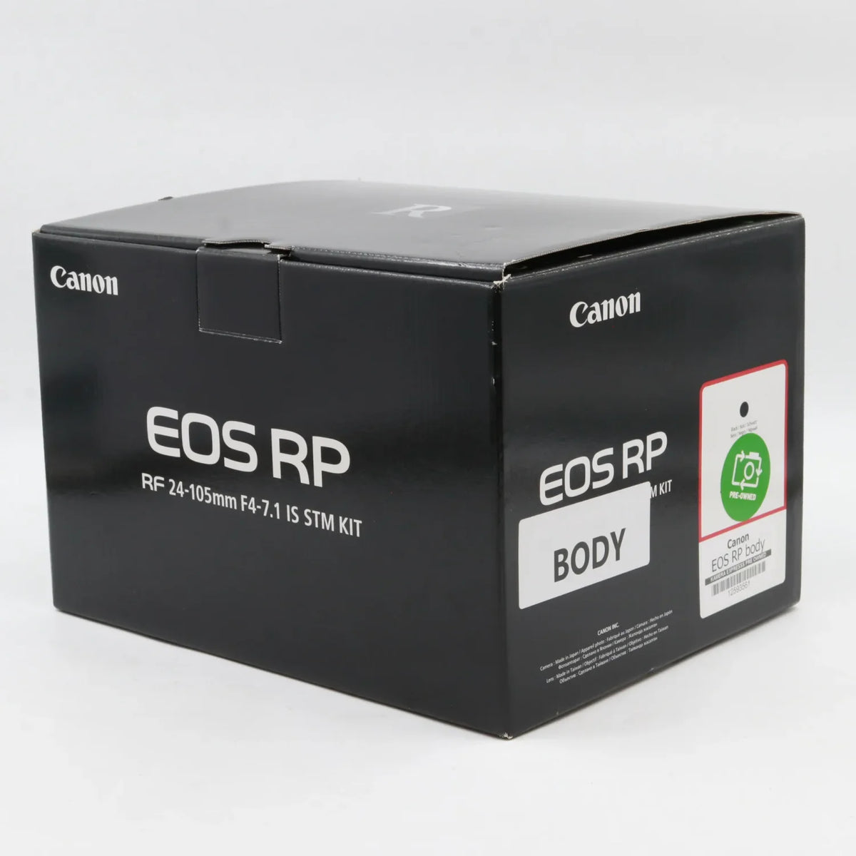 Canon EOS RP body used