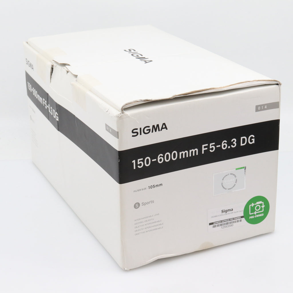 Sigma 150-600mm f/5-6.3 DG OS HSM Sports Canon occasion