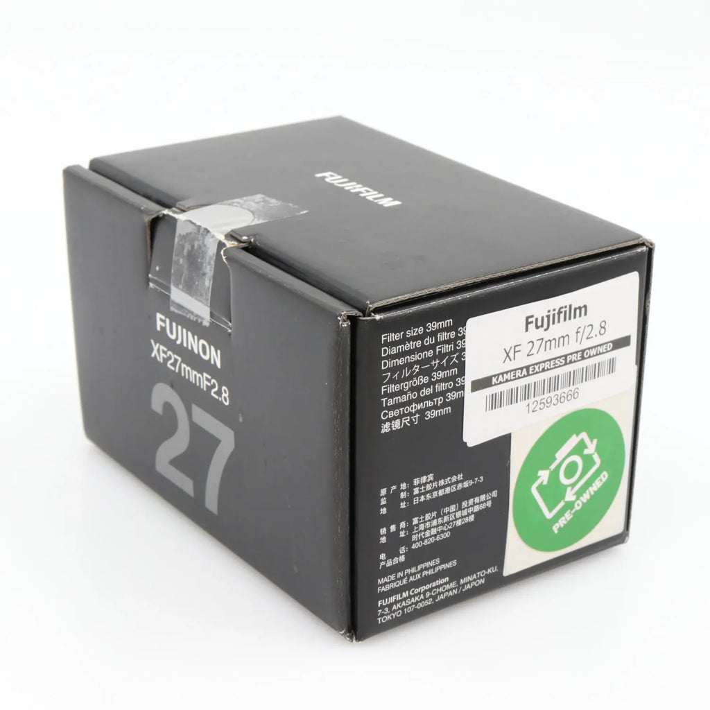 Fujifilm XF 27mm f/2.8 occasion