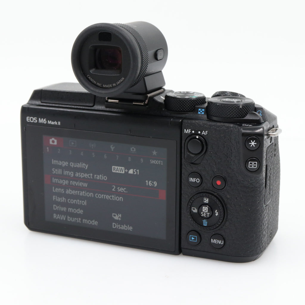 Canon EOS M6 mark II body + EVF-DC2 tweedehands