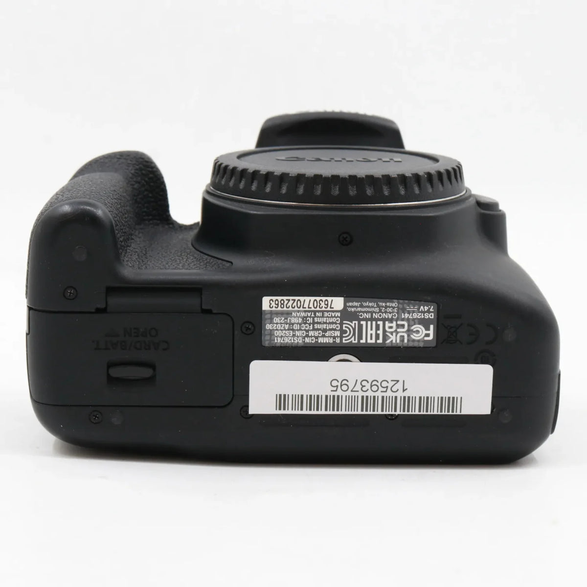 Canon EOS 2000D body used