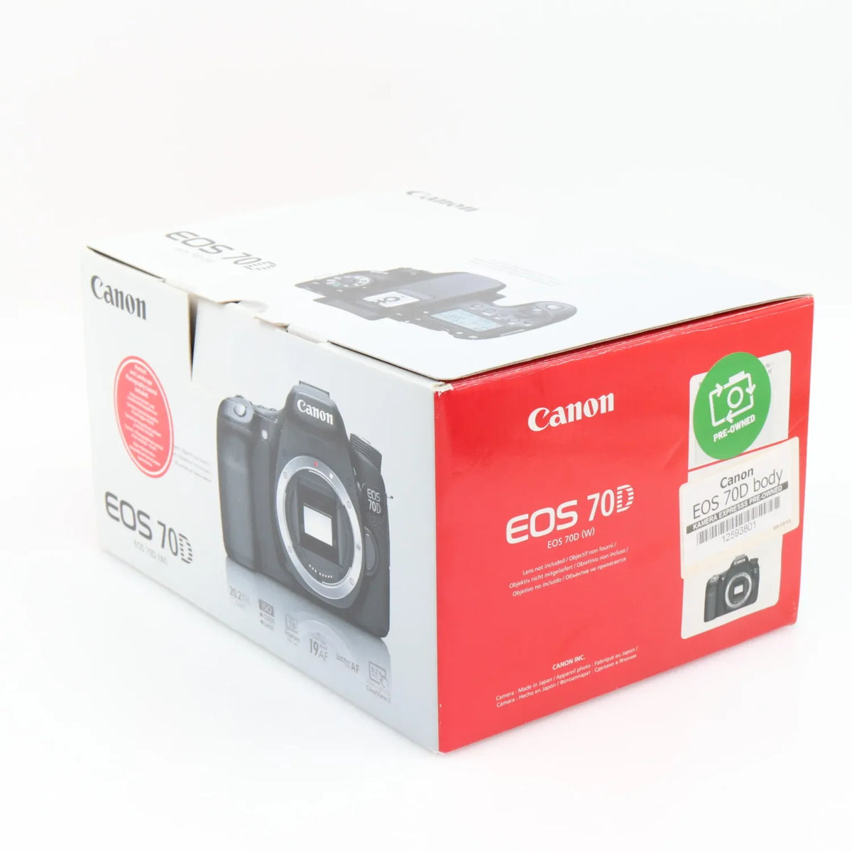 Canon EOS 70D body tweedehands
