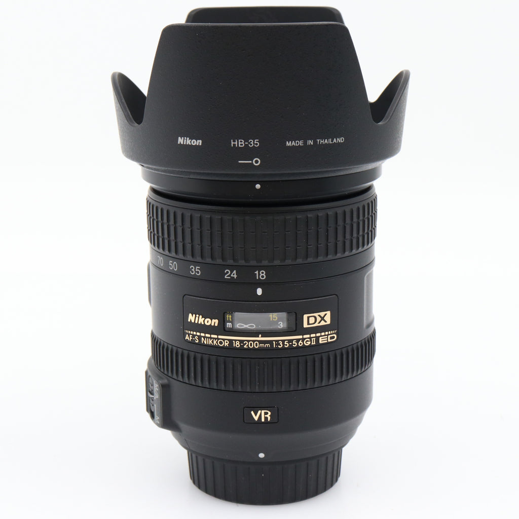 Nikon AF-S 18-200mm f/3.5-5.6G ED DX VR II segunda mano