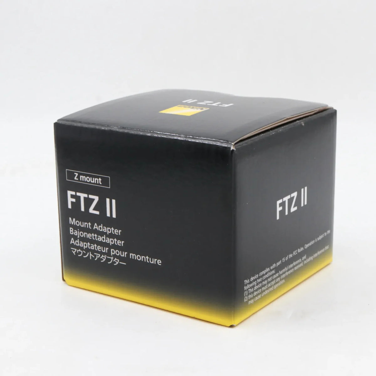 Nikon FTZ II Mount Adapter used
