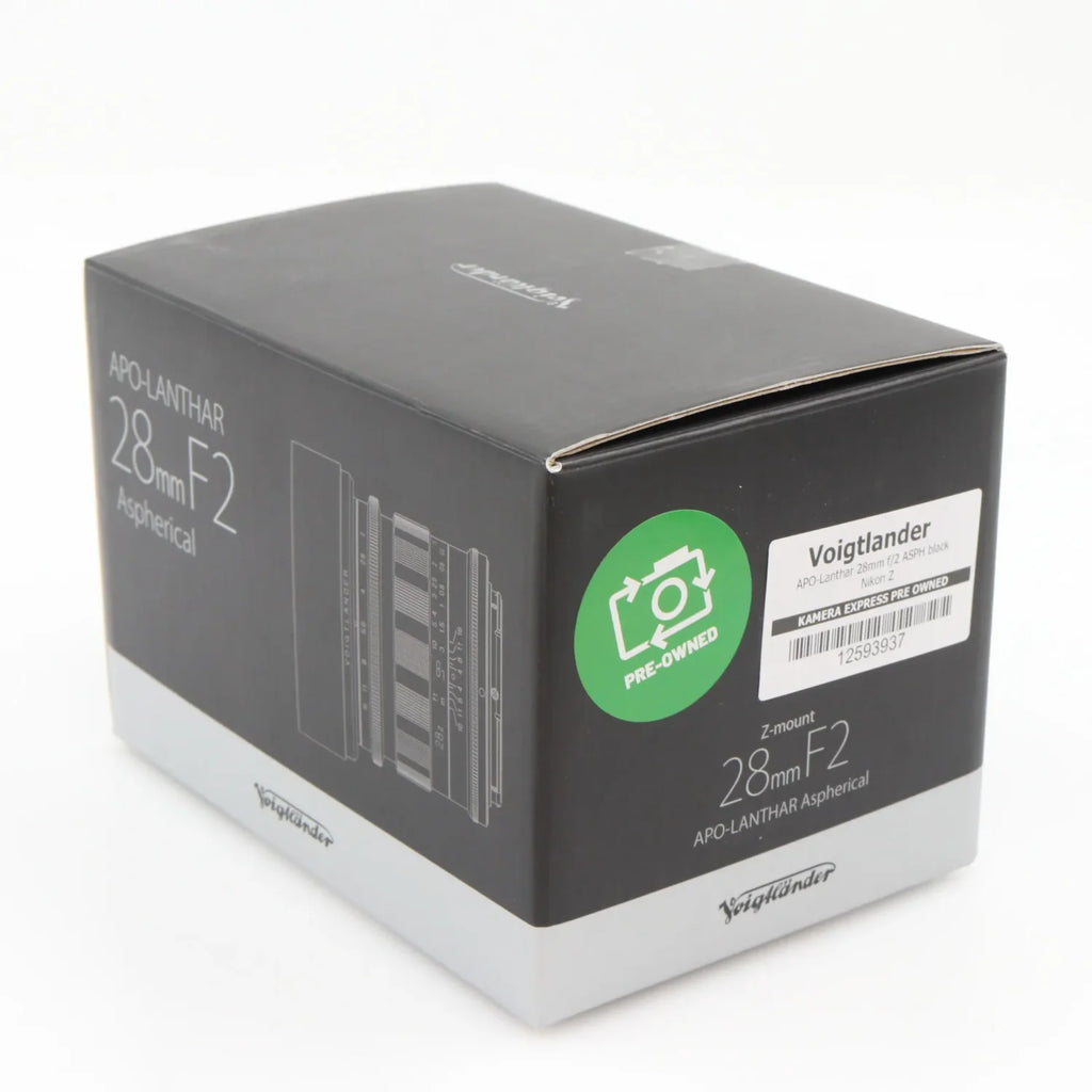 Voigtlander APO-Lanthar 28mm f/2 ASPH black Nikon Z usato