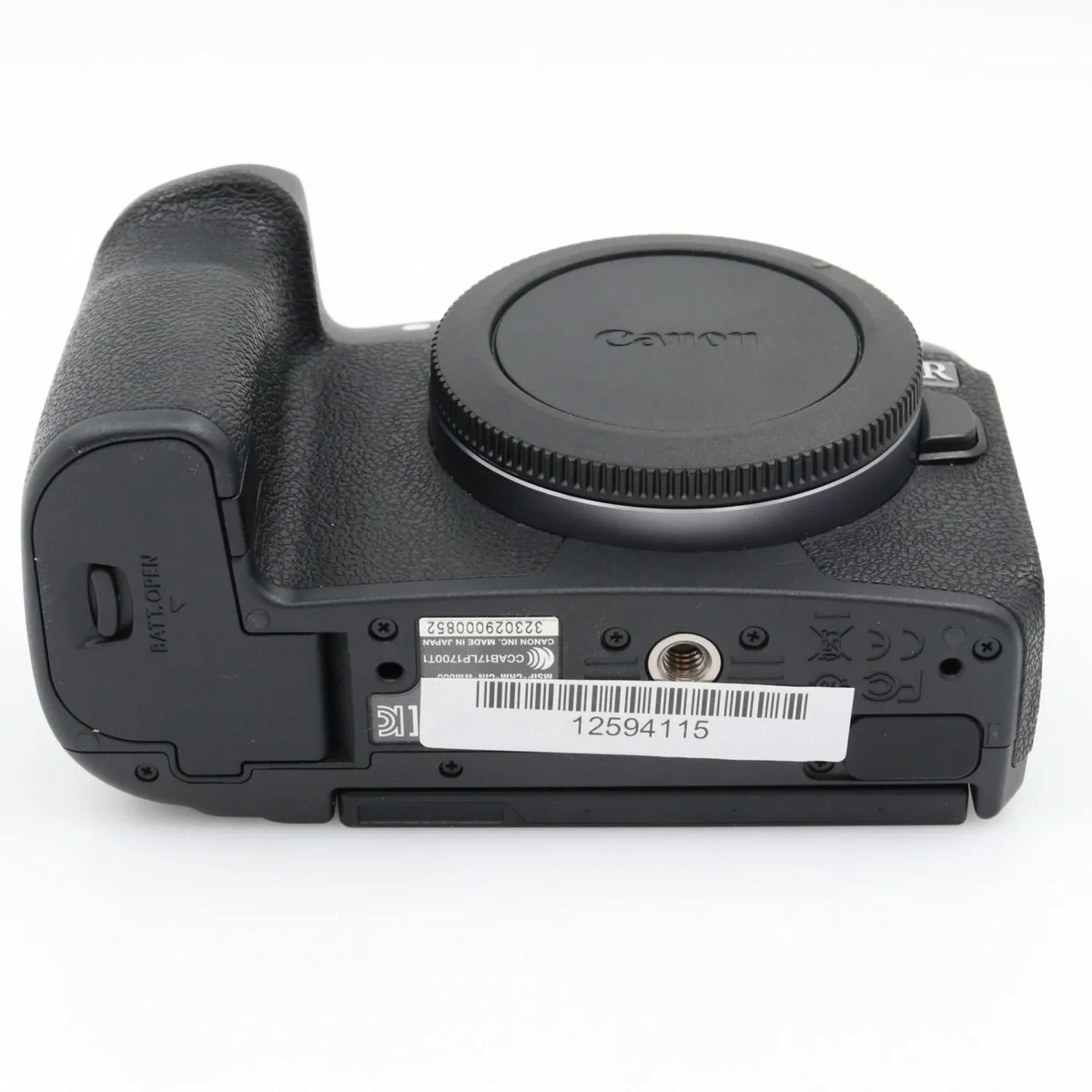 Canon EOS R body used