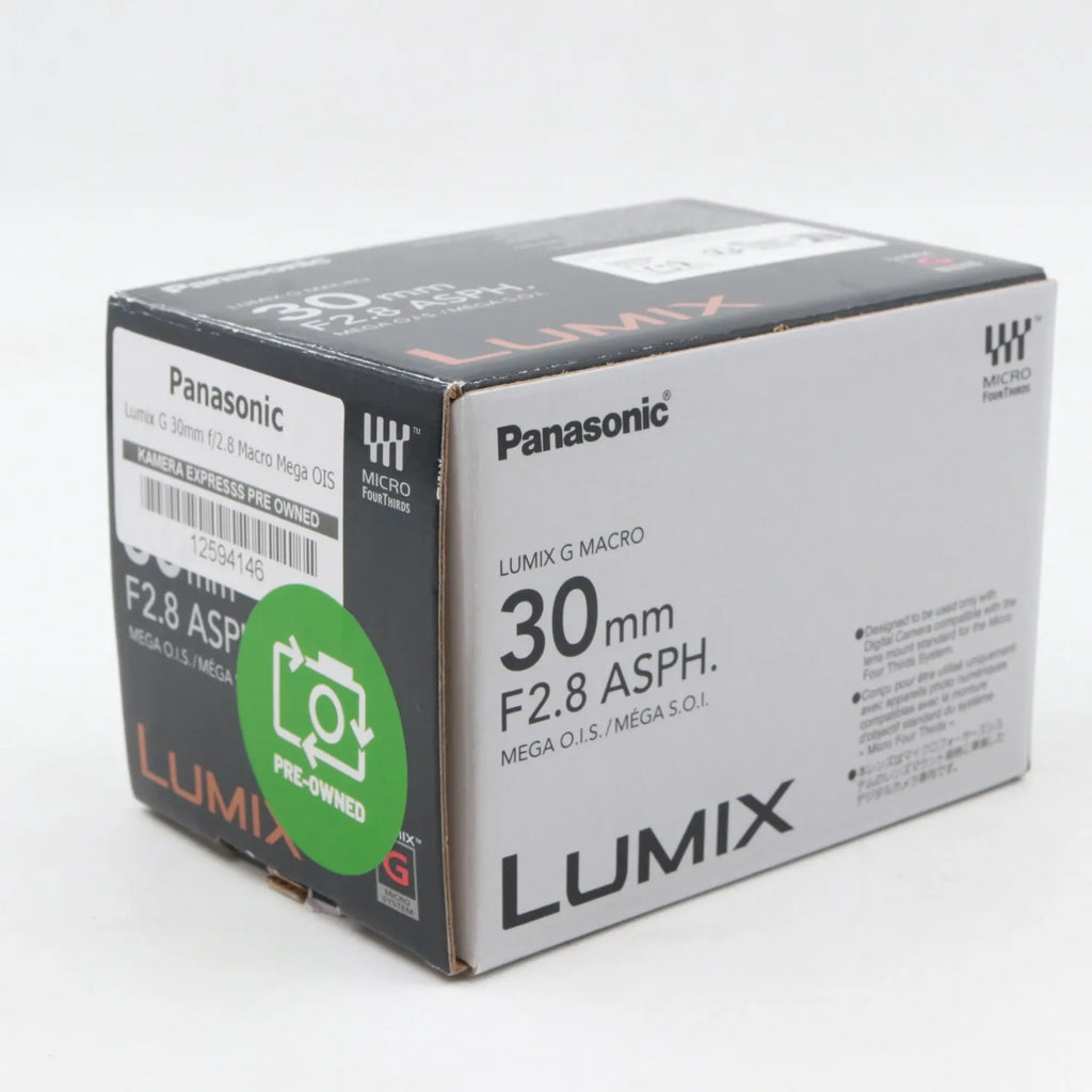 Panasonic Lumix G 30mm f/2.8 Macro Mega OIS used