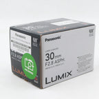 Panasonic Lumix G 30mm f/2.8 Macro Mega OIS used