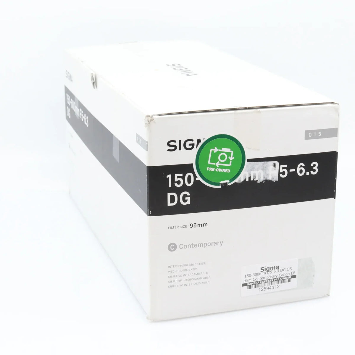 Sigma 150-600mm f/5-6.3 DG OS HSM Contemporary Canon EF