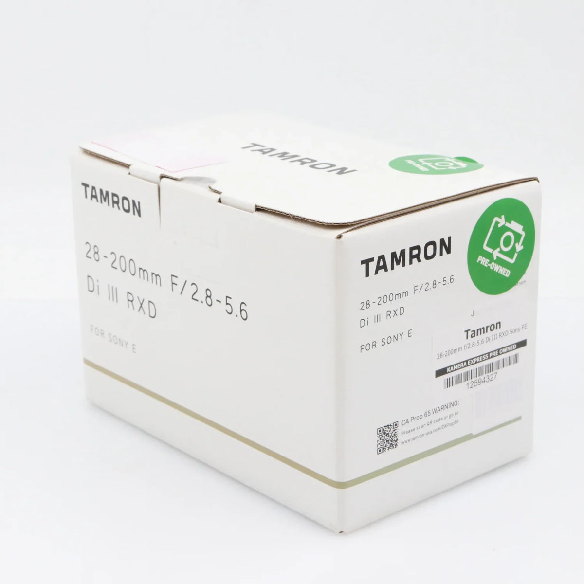 Tamron 28-200mm f/2.8-5.6 Di III RXD Sony FE usato