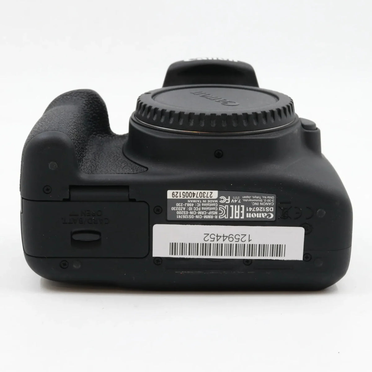 Canon EOS 2000D body used