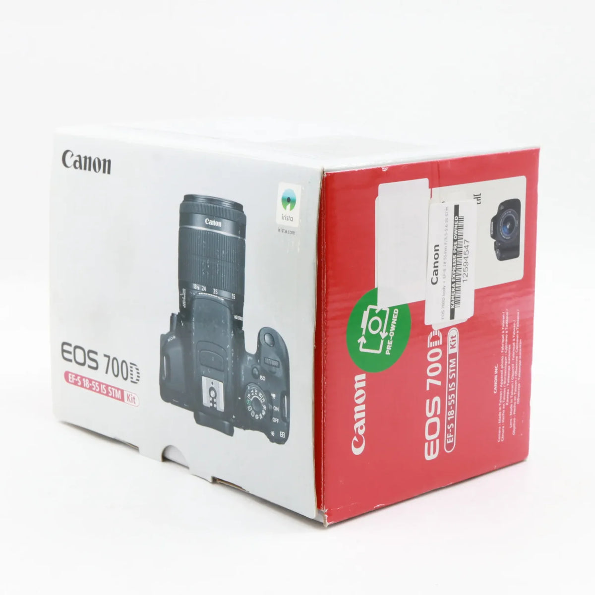 Canon EOS 700D body + EF-S 18-55mm F/3.5-5.6 IS STM used