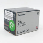 Panasonic Lumix G 25mm f/1.7 ASPH. tweedehands