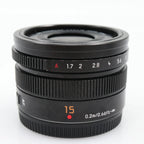 Panasonic Leica DG Summilux 15mm f/1.7 ASPH. occasion
