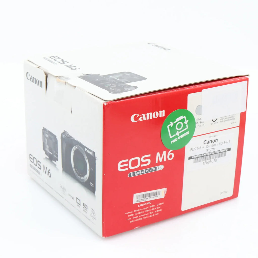 Canon EOS M6 + 15-45mm f/3.5-6.3 IS STM used